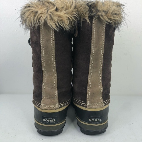 Sorel Joan Of Arc Arctic Rubber Suede Winter Boots - Picture 9 of 11
